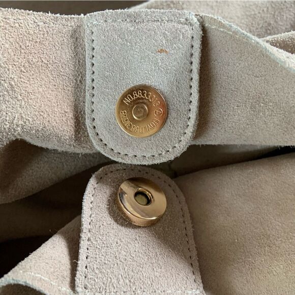 HAUTE HIPPIE Festival Hobo Suede Leather Bag Set Taupe - Picture 11 of 16